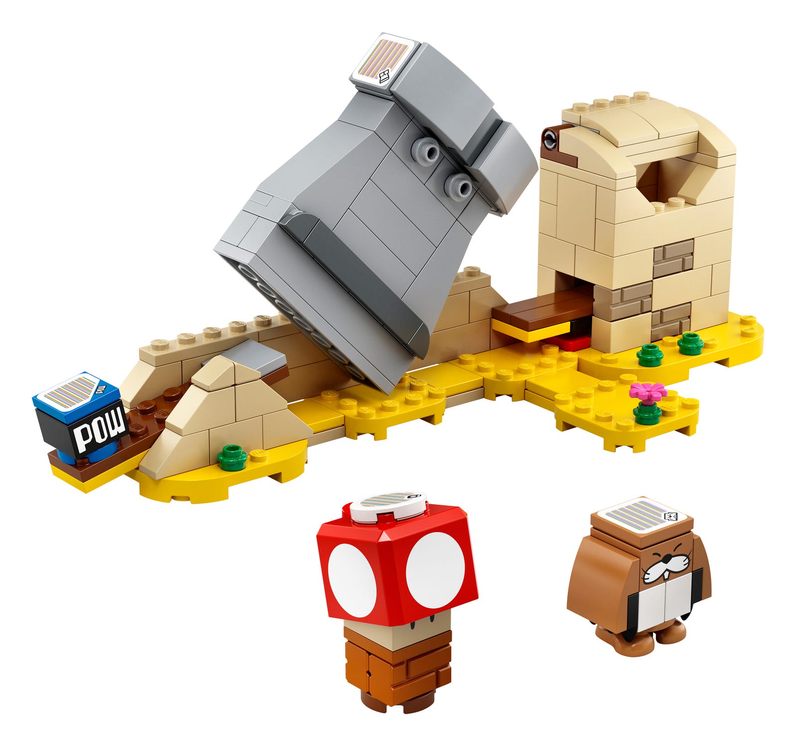 Lego Monty Mole & Super Mushroom Expansion Set