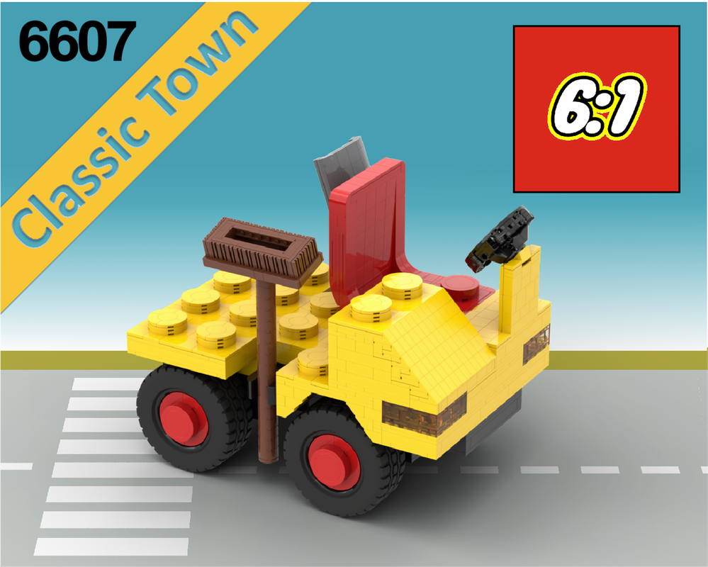 Lego 6607 Up-Scaled service truck