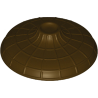 Lego Hat Conical Asian with Raised Center / Dark Brown