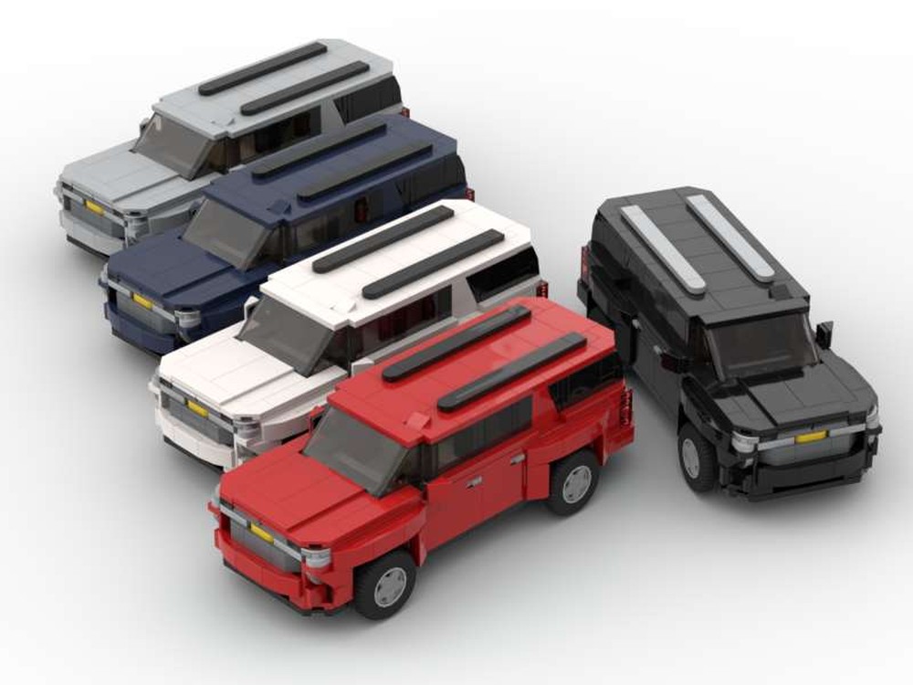 Lego Bowtie Suburban - Set of Five Colors