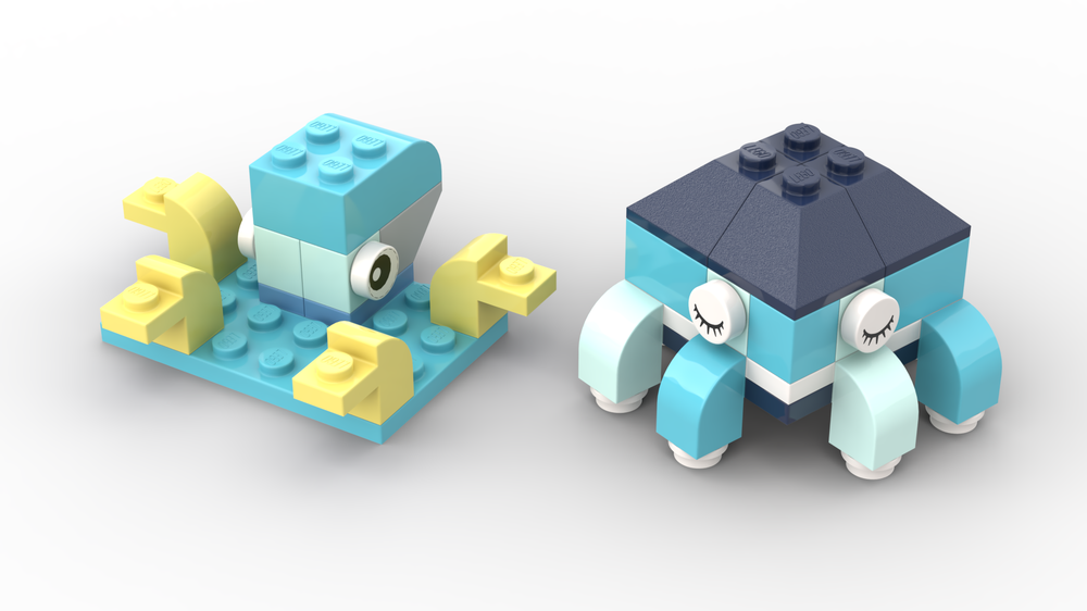 Lego 11011 Squid and octopus