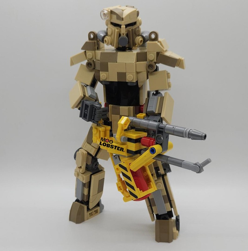 Lego Fallout: Desert Camo T-45 Power Armor