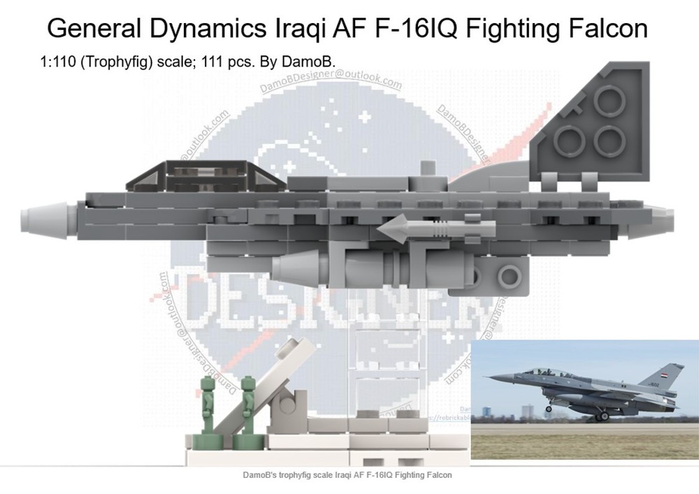 Lego Iraqi Air Force General Dynamics F-16IQ