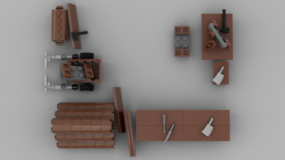 Lego Dwarf workshop