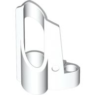 Lego Technic Panel Fairing # 5 Small Short, Large Hole, Side A / White
