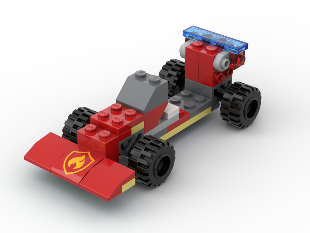 Lego formula 1 fire car