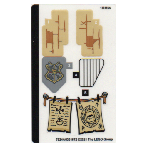 Lego Sticker Sheet for Set 76387-1
