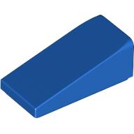 Lego Brick Sloped 18° 2 x 1 x 2/3 / Blue
