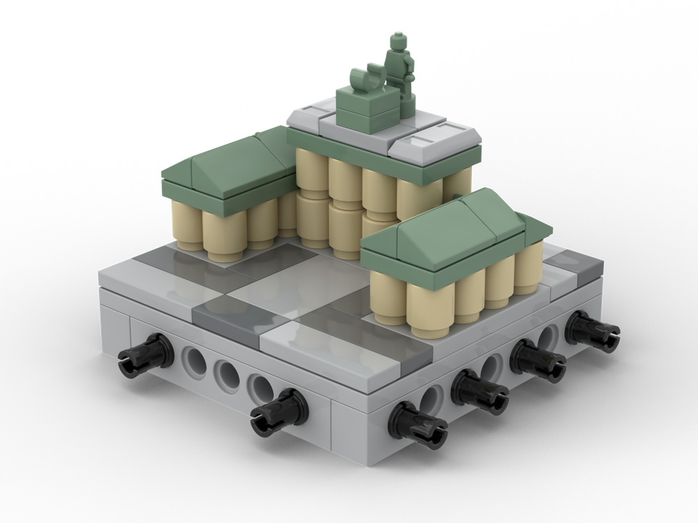 Lego Brandenburg Gate | Nano Modular World