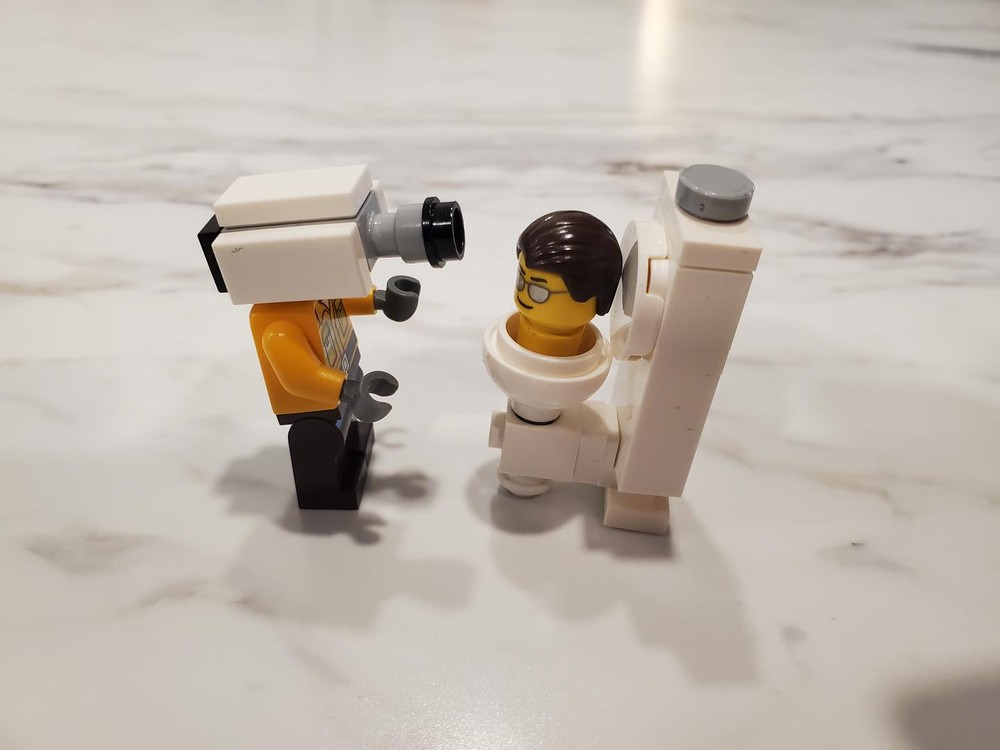 Lego Skibidi Toilet Minifigs