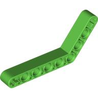 Lego Technic Beam 1 x 9 Bent (6 - 4) Thick / Bright Green