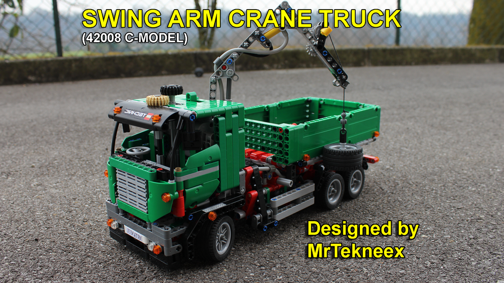 Lego Swing Arm Crane Truck (42008 C-Model)