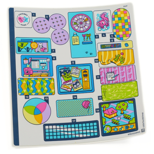 Lego Sticker Sheet for Set 42689-1