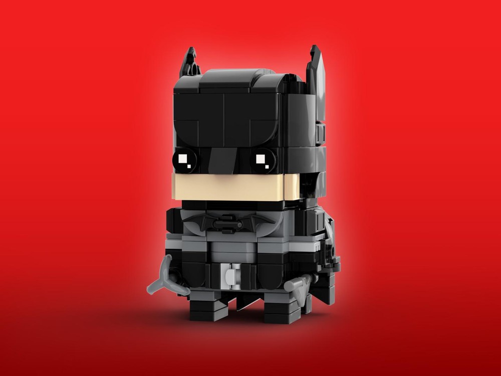 Lego The Bat Man Brickheadz LEGO MOC - DC Films The Bat Man