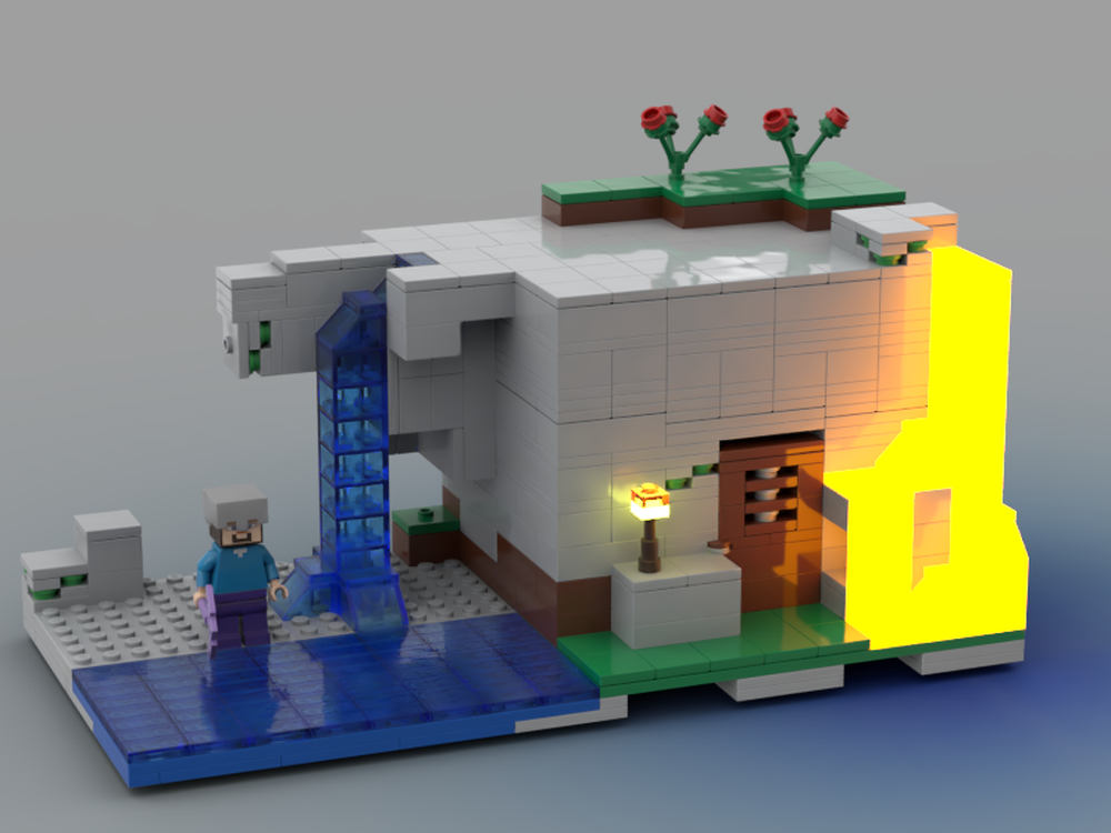 Lego The Mountain Base