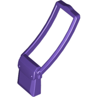 Lego Bag / Messenger Pouch with Long Strap / Dark Purple
