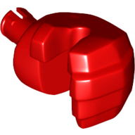 Lego Hand Hulk - Left / Red