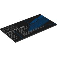 Lego Tile 8 x 16 with 'STAR WARS', 'Jabba's Sail Barge', Stats Print