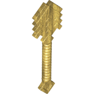 Lego Equipment Shovel Blocky / Pearl Gold