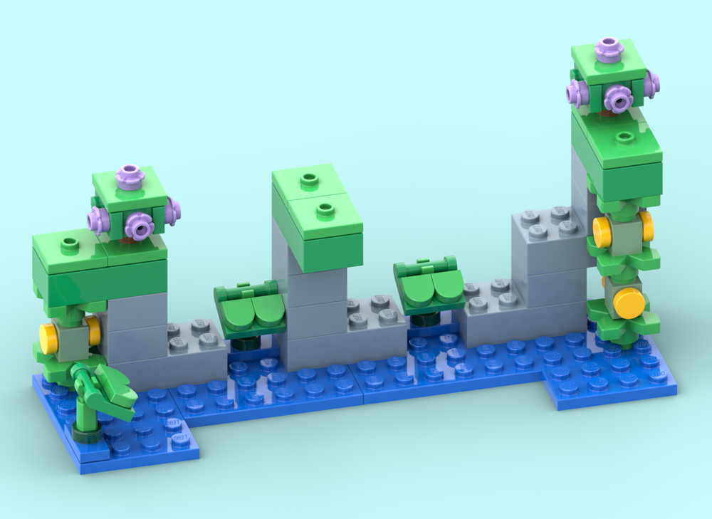 Lego 4X The Lush Cave Fight