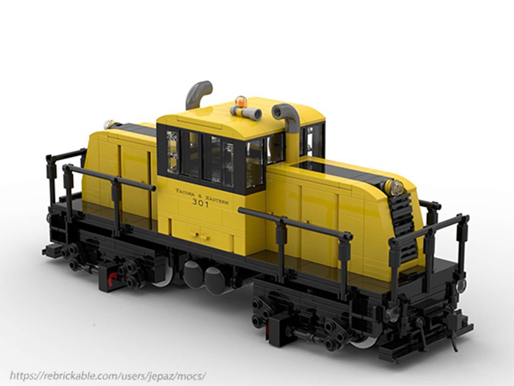 Lego Tacoma and Eastern GE 45 Ton Switcher