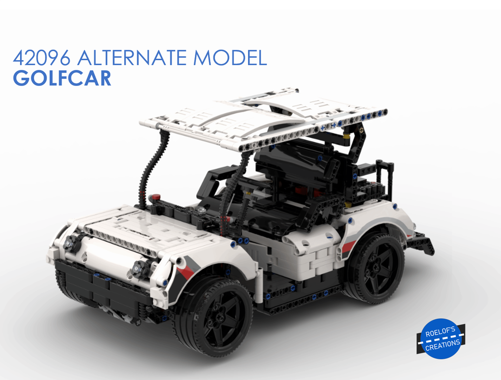 Lego 42096 B-model GOLFCAR