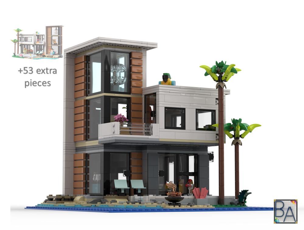 Lego Modern Beach House