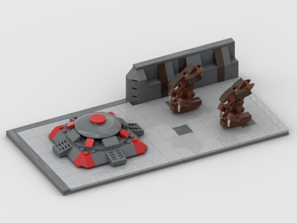 Lego StarCraft Zerg bunker attack