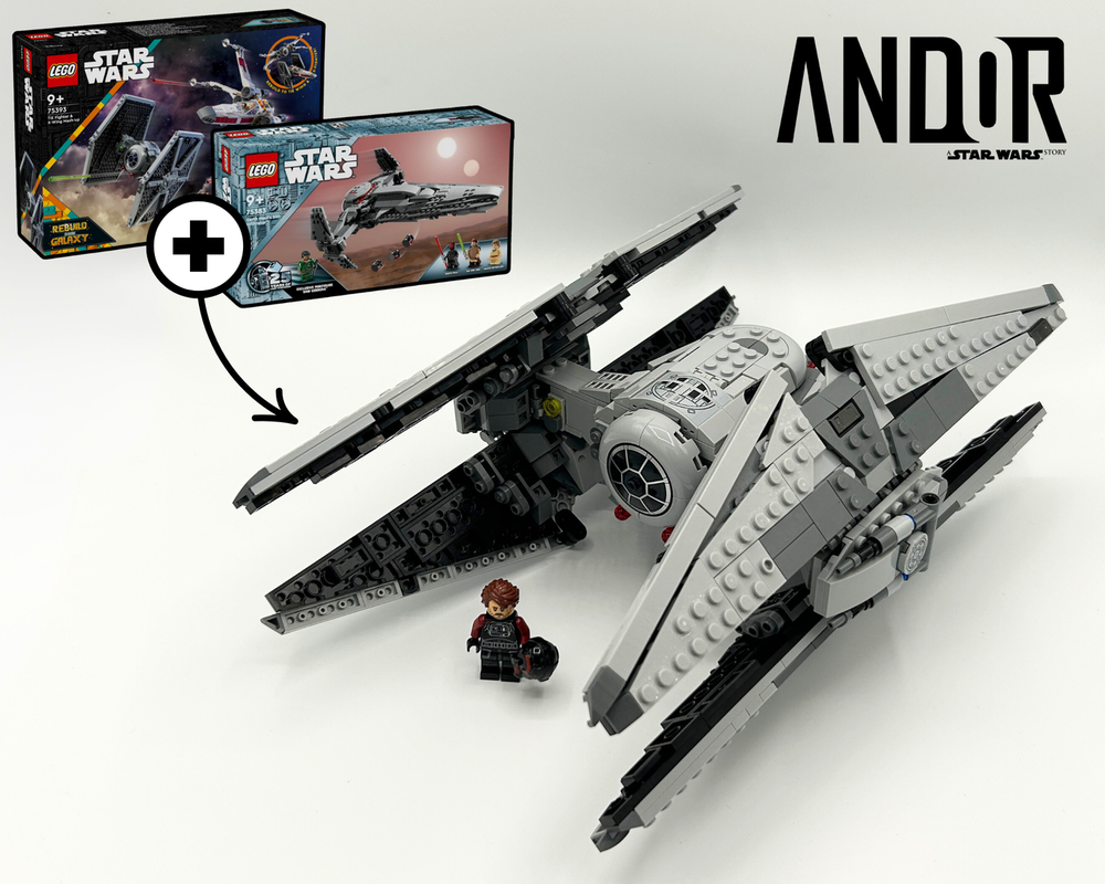 Lego Tie Avenger from ANDOR (75383 + 75393 Alternate Model)