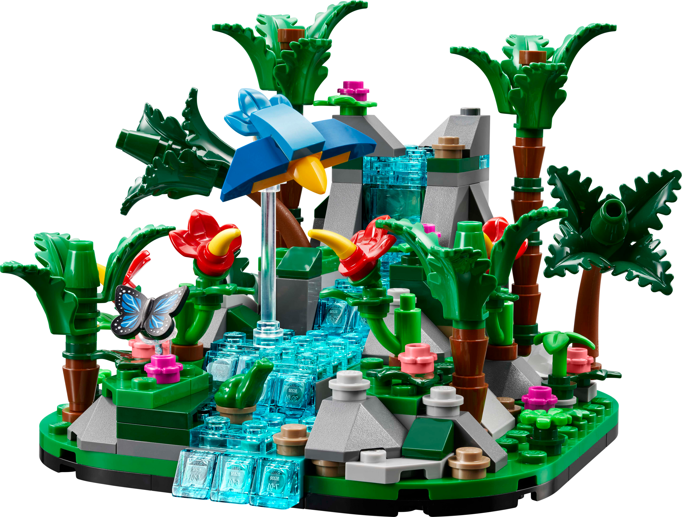 Lego Tropical Rainforest Diorama