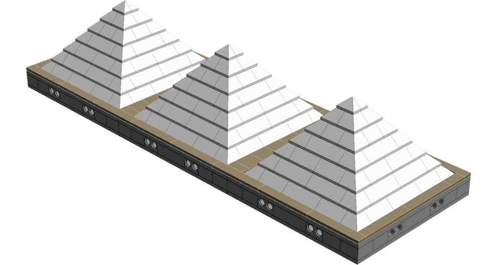 Lego ANCIENT EGYPT PT 16 THE QUEENS PYRAMIDS
