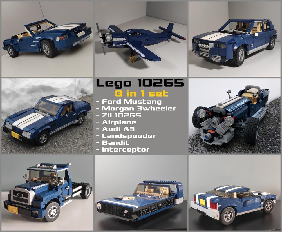 Lego 10265 8 in 1 set + Bonus Instruction