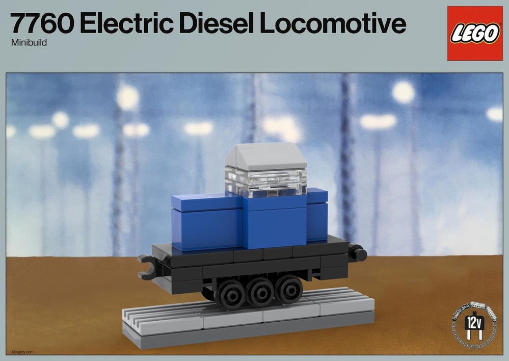 Lego 7760 Lokomotive 12V Minibuild