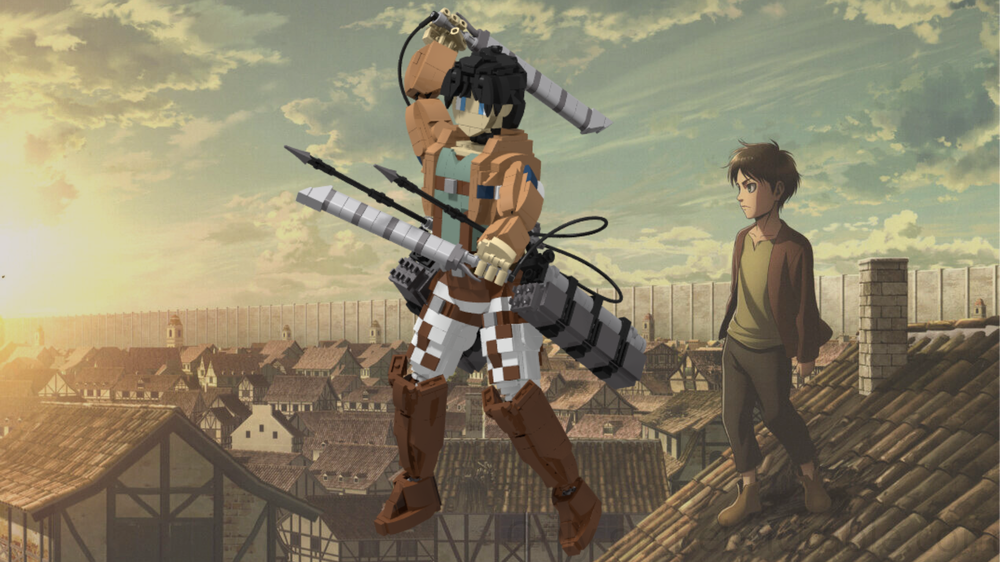 Lego Eren Yeager