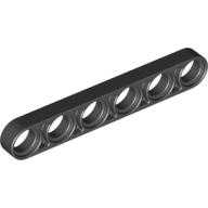 Lego Technic Beam 1 x 6 Thin / Black