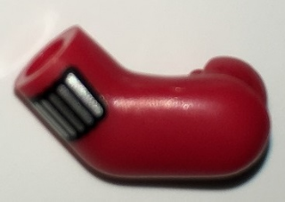 Lego Arm, Left with Silver Cuff Pattern