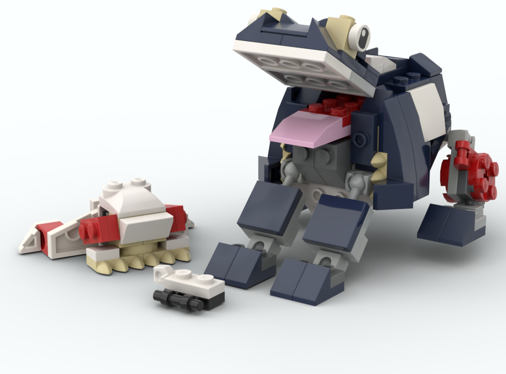 Lego Toad, frog and fly