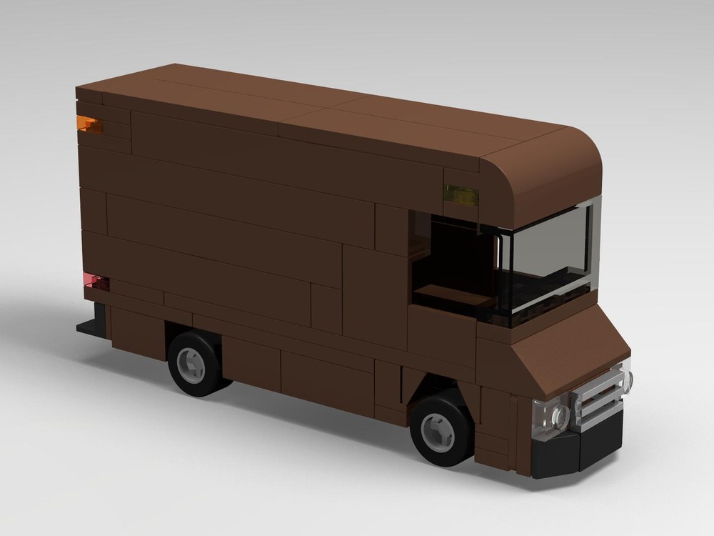 Lego UPS Van - 80s Classic Town