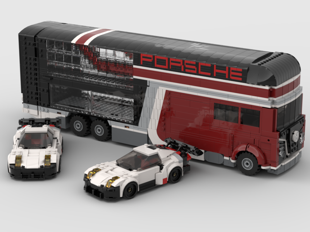 Lego Porsche Race Transporter