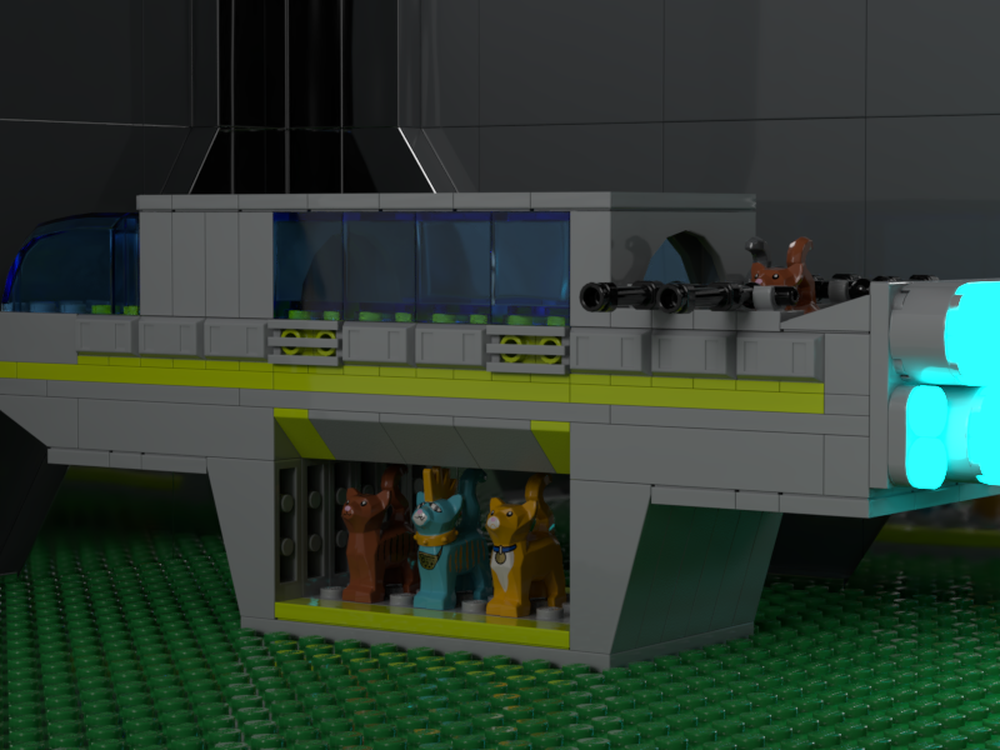 Lego cat dropship