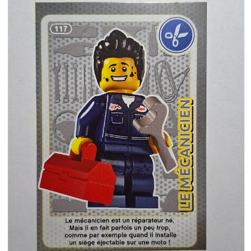 Lego Trading Card for Set TRADINGCARD-12, #117 Print