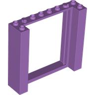 Lego Door Frame Double 2 x 8 x 6 / Medium Lavender
