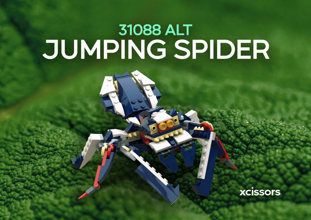 Lego Jumping Spider - 31088 Alternate MOC Build