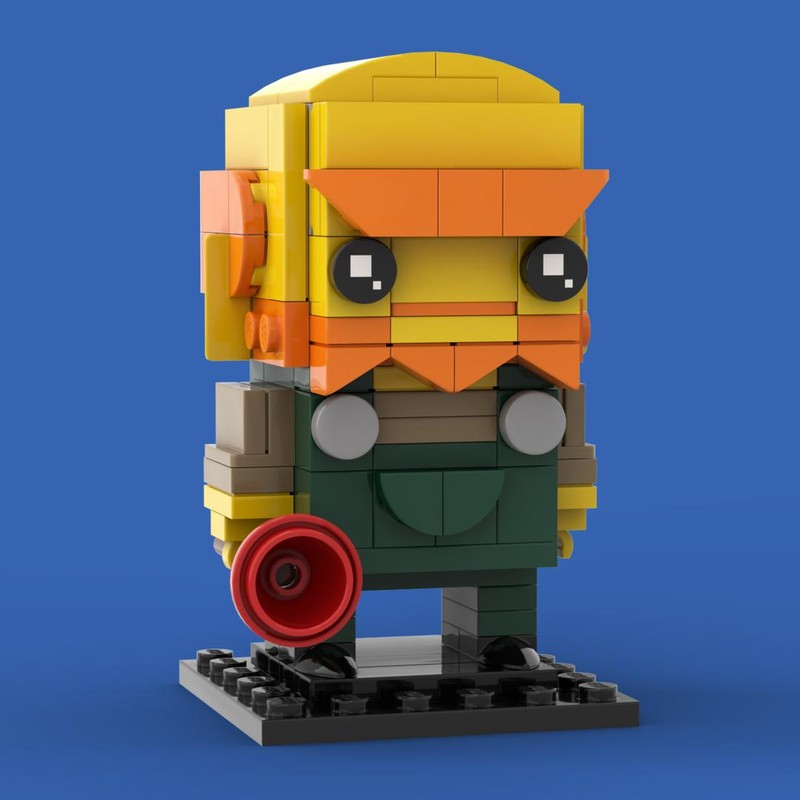 Lego Groundskeeper Willie Simpsons Brickheadz