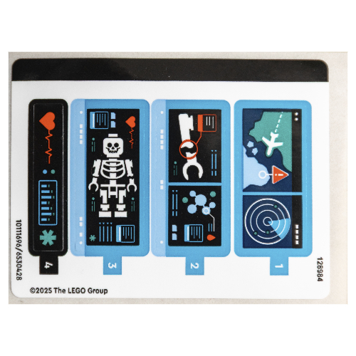 Lego Sticker Sheet for Set 60465-1
