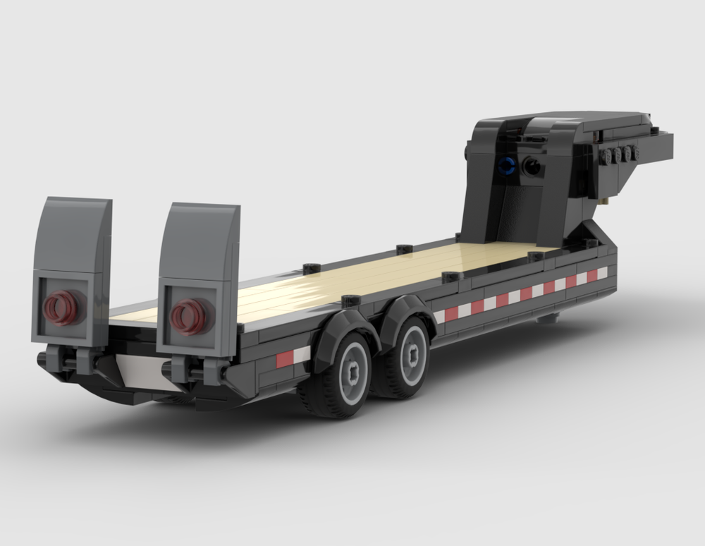 Lego Gooseneck Flatbed Trailer