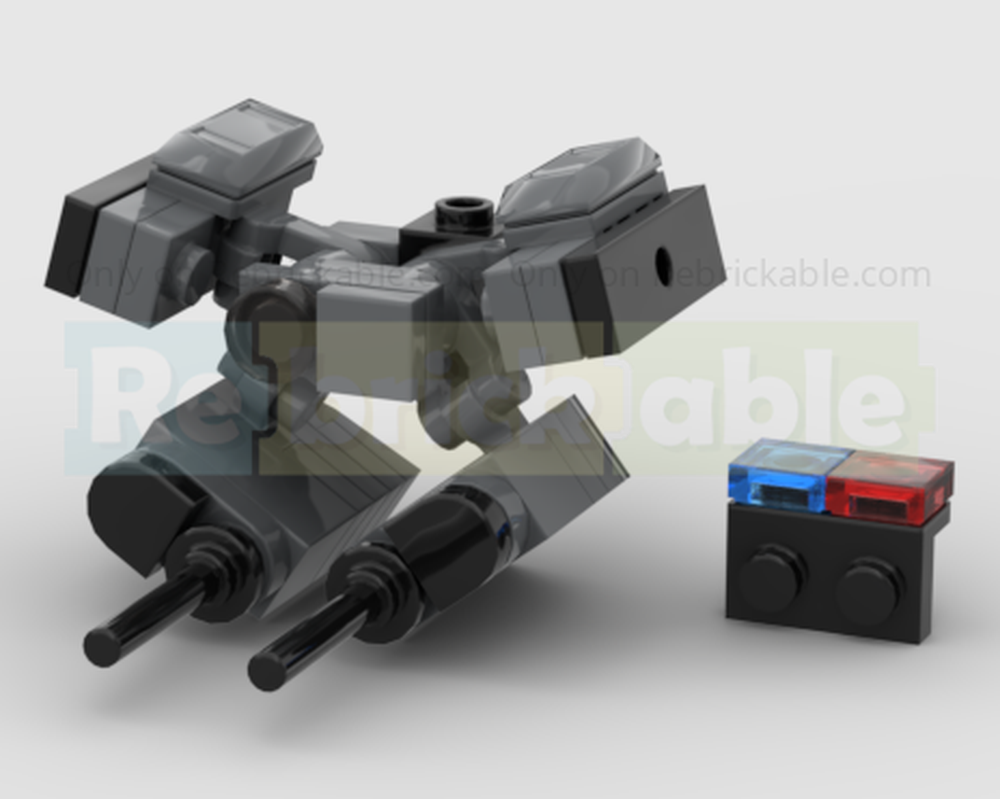 Lego heavily armed police/military drone