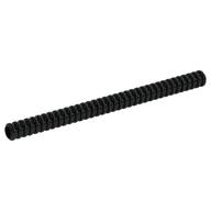 Lego Hose, Ribbed 7mm D. 12L / 9.6cm / Black