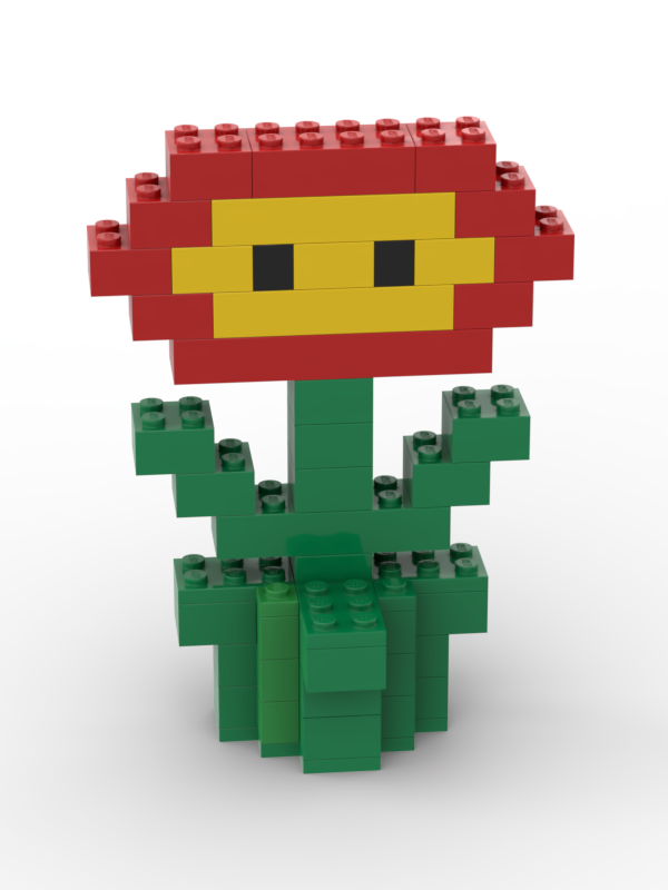 Lego Flower in pipe