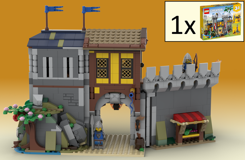Lego Medieval City Gate
